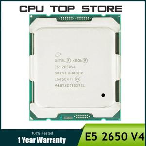 Intel Xeon E5 2650 V4 2650V4 SR2N3 2.2GHz 12코어 24스레드 LGA 2011-3 CPU 프로세서