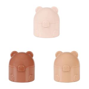 J15U 기저귀 가방 보관 및 부드러운 적용을 위한 휴대용 베이비파우더 분첩 케이스