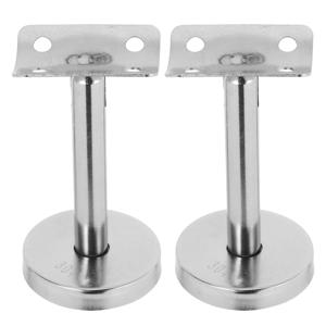 2개입 계단 난간 브래킷 스테인리스 스틸 벽걸이형 직관 난간 지지대 하드웨어