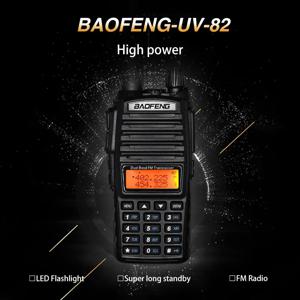 BAOFENG UV 82 5W 워키 토키 듀얼 밴드 CB 아마추어 휴대용 양방향 라디오, 장거리 UV-82 업데이트 UHF VHF