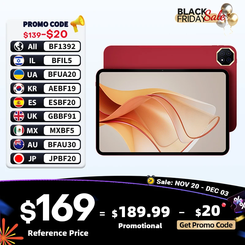 새로운 테클라스트 T65 플러스 태블릿 13.4인치 2K 디스플레이 120Hz 안드로이드 15 미디어텍 G99 최대 20GB(8+12) 램 256GB 롬 10000mAh 18W 와이드바인 L1