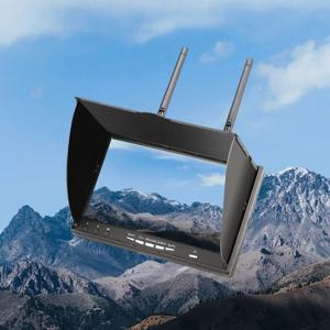 FPVKING LCD5802D 5802 5.8G 40CH FPV 멀티콥터 RC 쿼드콥터용 DVR 내장 배터리가 포함된 7인치 FPV 모니터