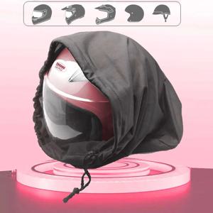 헬멧 가방 오토바이 스쿠터 오토바이 자전거 전체 절반 헬멧 뚜껑 보호 가방에 대 한 플러시 부드러운 Drawstring 포켓