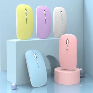 무선 블루투스 호환 마우스 노트북 iPad 태블릿 PC 휴대 전화 사무실 게임용 마우스 용 휴대용 인체 공학적 컴퓨터 마우스