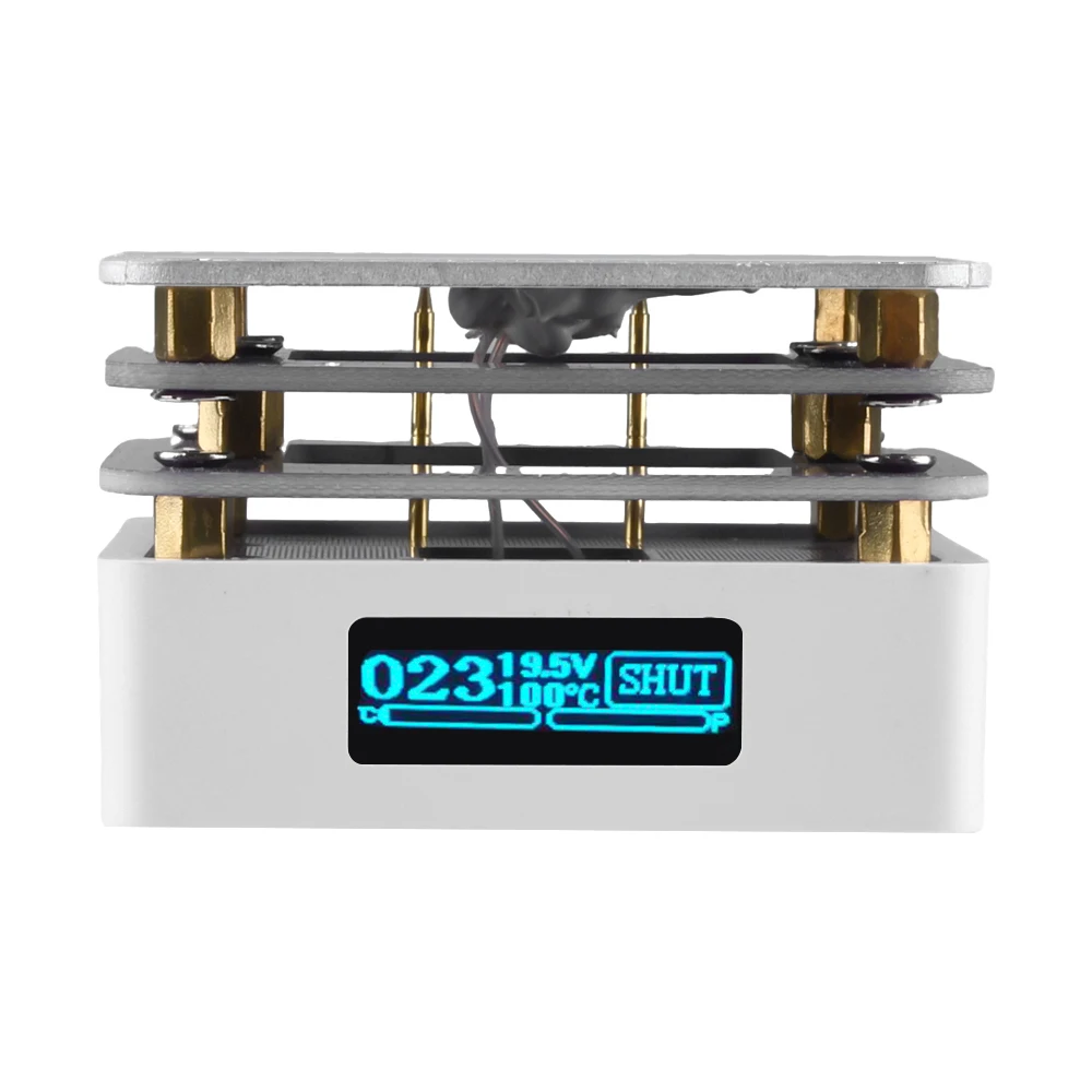 Type-C 미니 핫 플레이트 PCB SMD 보드 납땜 플레이트 조정 가능한 일정한 온도 가열 도구 예열 스테이션 수리 도구