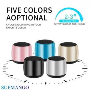 M1 휴대용 블루투스 스피커 음악 스테레오 서라운드 미니 USB 야외 서브우퍼 스피커 오디오 플레이어 스피커