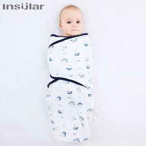 INSULAR 1pc 아기 Swaddle Wrap 부드러운 누에 고치 아기 담요 신생아 Swaddle Wrap 따뜻한 코튼 베이비 침구 담요