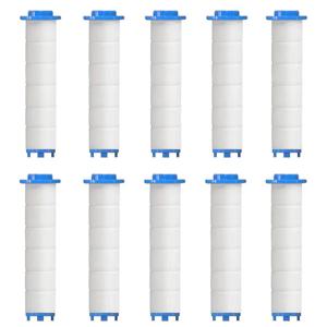 핸드 샤워 필터, 경수용 교체 필터 10개 세트, 염소 및 유해 물질을 더 효과적으로 제거