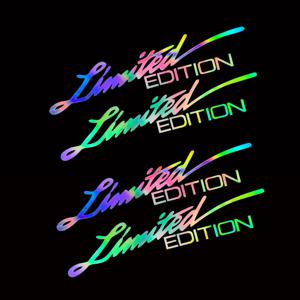 2 쌍 한정판 4PCS 자동차 Motocycle 반사 스티커 데칼 for Suzuki Yamaha BMW Honda KTM Kawasaki Vespa Suzuki Ducati