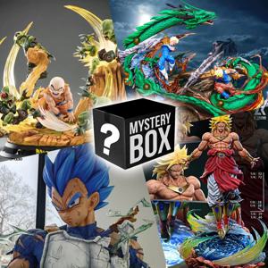드래곤 볼 애니메이션 피규어 미스터리 박스 서프라이즈 미스터리 박스 Goku Frieza Vegeta Krillin Lucky Box 꿈을 실현하십시오
