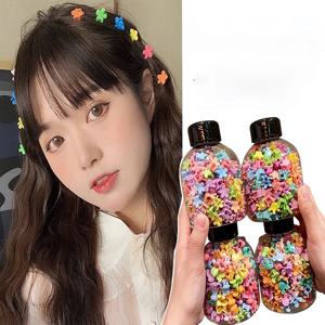 100pes/can 소녀 아기 앞머리와 부러진 머리 도구 머리 잡아 발톱 아기 작은 미니 헤어 클립, 머리 잡아 액세서리