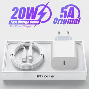 PD 충전기 20W 고속 충전 USB C 충전기 iPhone 15 14 13 Pro Max Mini X XS 빠른 충전 유형 C 전화 충전기 전원 어댑터