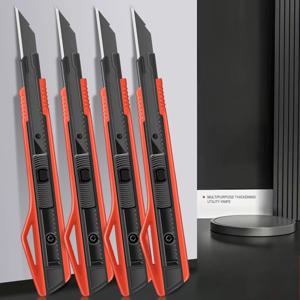 1Pcs 9mm 유틸리티 나이프 포켓 나이프 박스 커터 개폐식 블레이드 사무실 홈 학교 문구 용품 종이 공예 칼