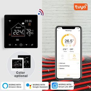 Tuya 스마트 홈 Wifi 난방 온도 조절기 바닥 난방 물 가스 보일러 온도 온도 조절기 Google 홈 Alexa Alice