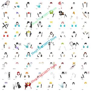 WM 블록 WM6105 WM6106 WM6107 WM6108 WM6109 WM6110 WM6111 WM6113 WM6152 애니메이션 만화 TV 벽돌 카카시 나루토 빌딩 블록