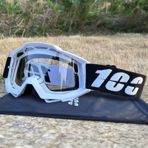 고품질 100 모토크로스 고글 ATV 보호 사이클링 레이싱 오토바이 안경 MTB 마스크 선글라스 방풍 스키 고글