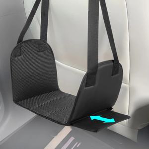 최신 비행기 발 해먹 이동식 패드가있는 항공 발 받침대 여행용 Menory Foam이있는 조절 가능한 스트랩 발 해먹