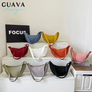 심플한 디자인 여성 메신저 가방 패션 숙녀 나일론 호보스 작은 어깨 가방 빈티지 여성 소녀 지갑 천 핸드백