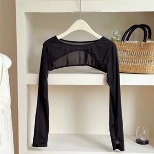 모달 원피스 긴 소매 여성 패션 슬리브 커버 어깨 팔 코튼 가짜 칼라 태양 보호 어깨 스포츠 슬리브