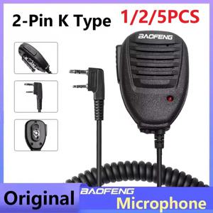 1/2/5pcs Baofeng 마이크 스피커 마이크 PTT 어깨 DM-1701 UV-18 Pro UV5RH 햄 라디오 UV-K5 UV-K6 UV-5RPLUS 워키 토키