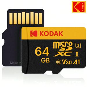 KODAK 모바일 메모리 카드 256GB 레코더 스토리지 고속 128GB 모니터링 SD 카드 64GB 32GB TF 게임 Microsd Class10 U3 V30