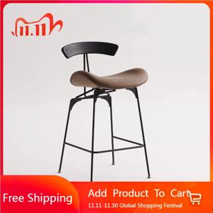 간단한 현대 바 의자 디자이너 카운터 창조적 인 편안한 바 의자 특이한 유럽 Bancos De Bar 유행 가구