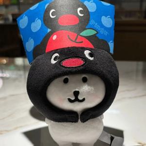 Pingu 펭귄 머리띠는 10cm 인형에 적합합니다. 자기 비하하는 곰 펜던트 Nunu 불가사리 바디 펜던트로 귀여운 슈퍼 귀여운 Acc