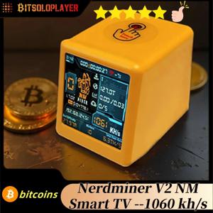 NMMiner NM TV 스마트 TV 1060KH/s 더 나은 Nerdminer v2 ESP32 BTC SOLO 복권 광부 및 스마트 선물 홈 자동 데스크탑 시계