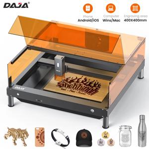 DAJA D5 PRO 레이저 조각기 CNC 비즈니스 휴대용 고속 조각 스테인리스 스틸 나무 유리 종이 페인트 금속 절단 나무 아크릴
