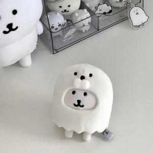 2025년 핫셀링 고스트 코튼 인형 10cm 헤드셋 인형 장식 의류 헤드셋 귀여운 패션 다용도 장식 의류