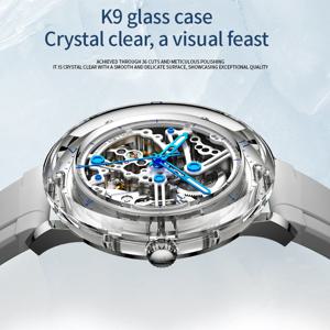 2025 파가니 디자인 남성용 고급 오토매틱 시계, 남성용 투명 기계식 스포츠 스켈레톤 방수 손목시계 레로즈