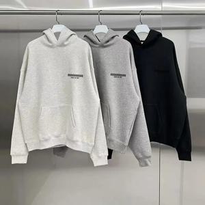 FW22 트렌디 브랜드 남성 후드티 클래식 디자인 앞뒤 이중 플러시 레터 후드티 하이 스트리트 커플 후드티 팬츠 세트
