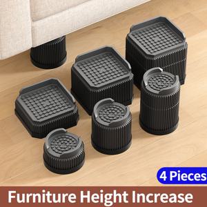 새로운 높이 조절 가능 가구 테이블 다리 패드 – 고하중 지지, 삼중 미끄럼 방지, 소파, 침대 및 책상용