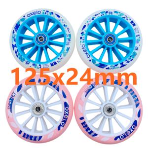 125mm 스쿠터 휠 125x24mm 베어링 포함 2개/로트