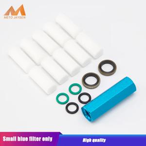 고압 핸드 펌프 필터 소형 레드 블루 골드 물-오일 분리기 공기 필터링 30mpa 4500psi M10x1 스레드