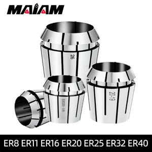 대형 보어 척 ER8 ER11 ER16 ER20 ER25 ER32 ER40 스프링 콜릿 클램핑 도구 콜렛 드릴 척 CNC 밀링 커터 선반 도구