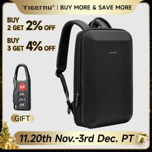 Tigernu 남자 배낭 15.6 17 인치 노트북 배낭 가방 얇은 배낭 도난 방지 가방 남성 여행 배낭 학교 배낭 비즈니스