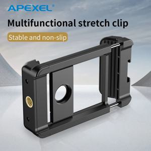 APEXEL 17mm 스레드 범용 클립 66-95mm APEXEL 렌즈 대부분의 스마트 폰용 라이브 사진에 사용되는 확장형 클램프 렌즈
