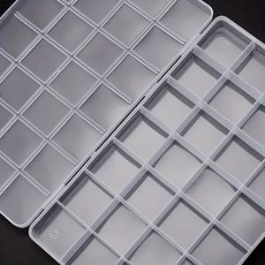 1Pc 다기능 투명 플라스틱 주최자 상자 그리드 컨테이너 공예 스토리지 비즈 주최자 아트 DIY 쥬얼리