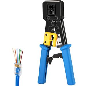 RJ45 크림퍼 핸드 네트워크 도구 펜치 RJ12 cat5 cat6 8p8c 케이블 스트리퍼 프레싱 클램프 집게 클립 다기능