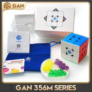 GAN 356 M 3x3x3 자기 매직 스피드 큐브 스티커가없는 Gan 356M Professional Fidget Toys GAN 356 M Lite Cubo Magico 퍼즐