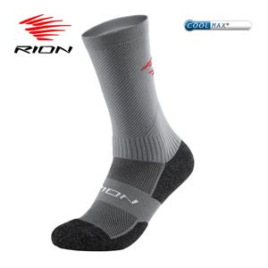 RION 사이클링 양말 스포츠 맨 하이킹 러닝 농구 MTB Mid Calf Foot Wear 세트 산악 자전거 자전거 체육관 수분 흡수