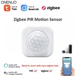 ONENUO Zigbee 인간 PIR 모션 센서 감지기 보안 스마트 라이프 Tuya Zigbee 운동 PIR 감지기 Zigbee 게이트웨이/허브 필요