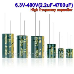 10V 16V 25V 35V 50V 400V Ibuw ​​고주파 저 ESR 알루미늄 커패시터 100 미크로포맷 220 미크로포맷 330 미크로포맷 470 미크로포맷 680 미크로포맷 1000 미크로포맷 2200 미크로포맷 3300 미크로포맷