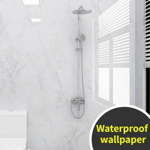 10 미터 방수 금형 증거 스티커와 현대 접착제 벽지 롤 욕실 주방 혁신 대리석 타일 스티커