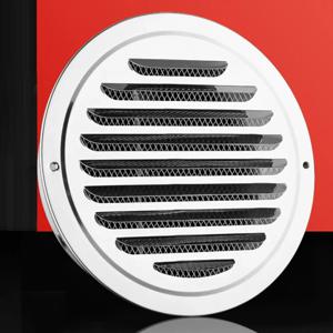70-300mm 라운드 스테인레스 스틸 외벽 에어 벤트 그릴 덕트 홈 오피스 에어 벤트 액세서리 곤충 보호