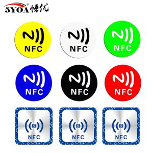6pcs NFC Ntag213 Ntag215 Ntag216 태그 스티커 213 13.56MHz 범용 라벨 RFID 토큰 순찰 초경량 Amiibo 등