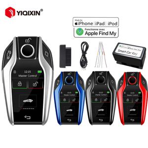 BMW 벤츠 아우디 기아 포드, 재규어, 랜드로버, 포르쉐, 렉서스, 현대, 닛산, 폭스바겐용, 범용 수정 원격 스마트 LCD 키, CF618