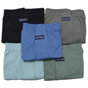 남성용 100% 코튼 솔리드 파자마 바지, 캐주얼 신축성 허리 수면 반바지, 3D 가랑이 하의, 통기성 파자마, 5 개/팩