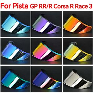 AGV PISTA GPR GPRR CORSA R RACE 3 헬멧 쉴드 Uv 보호 앞 유리 Casco 모토 액세서리 용 오토바이 헬멧 바이저